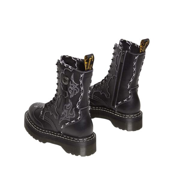 Dr. Martens Jadon Hi Boot Gothic Americana Leather Platforms Black Men’s Size 14 main image 14